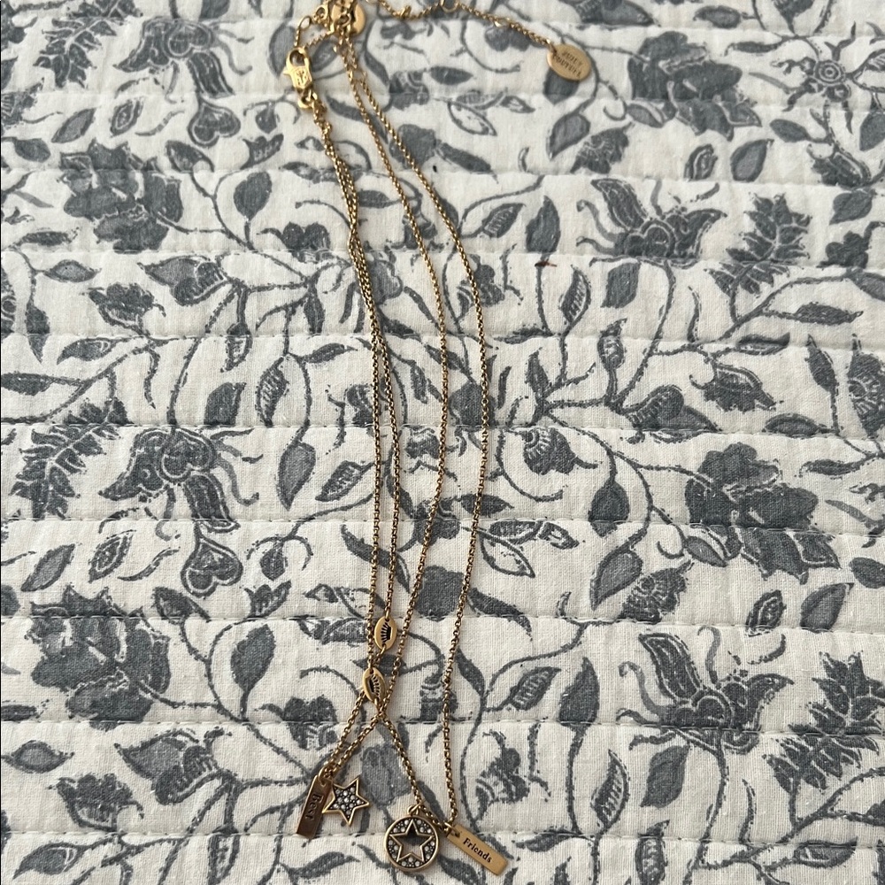 Vintage Juicy Couture Gold Charm Necklace